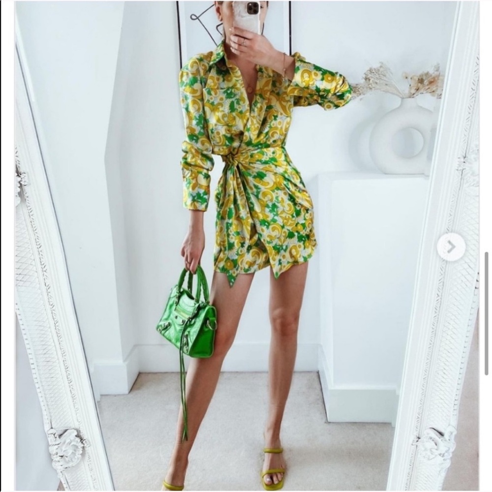 Zara printed dress with headband blogger fav - Picture 8 of 12